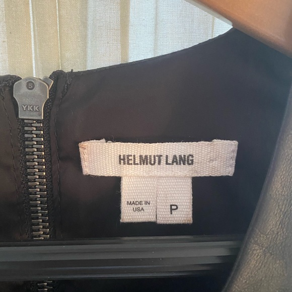 Helmut Lang Leather Top - Picture 3 of 4